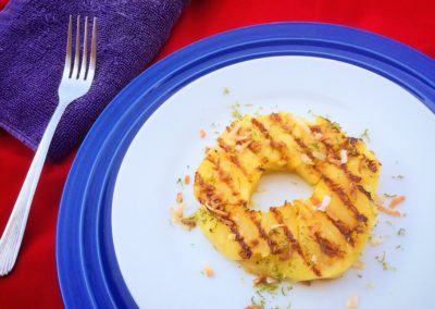 RECIPE: Grilled Pineapple with Lime and Coconut