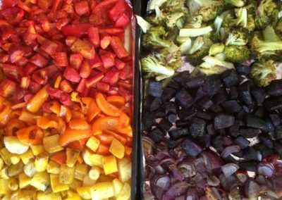 Vegan Rainbow Vegetable Bake for Pride Month in June!