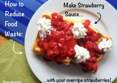 How to Reuse Produce: Quick and Easy Strawberry Sauce