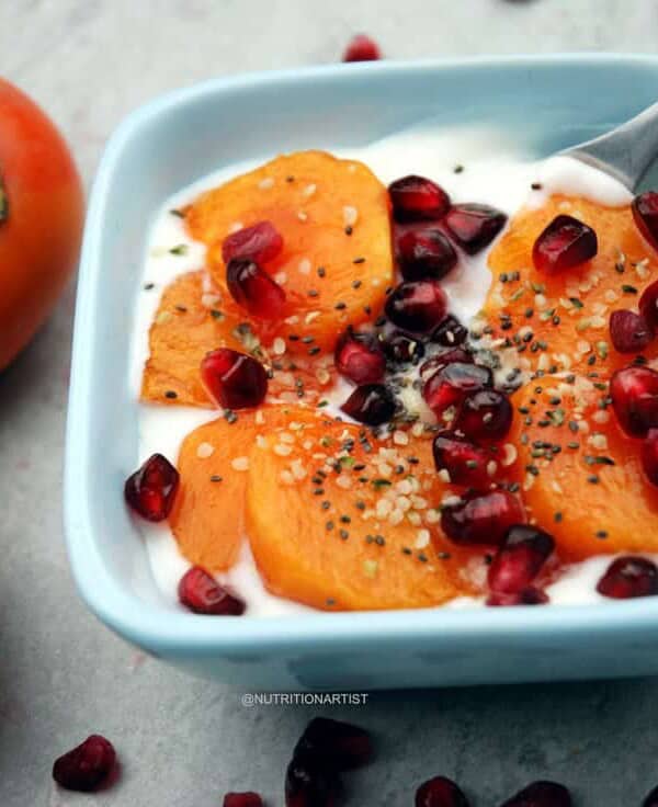 RECIPE: Healthy Persimmon and Pomegranate Parfait