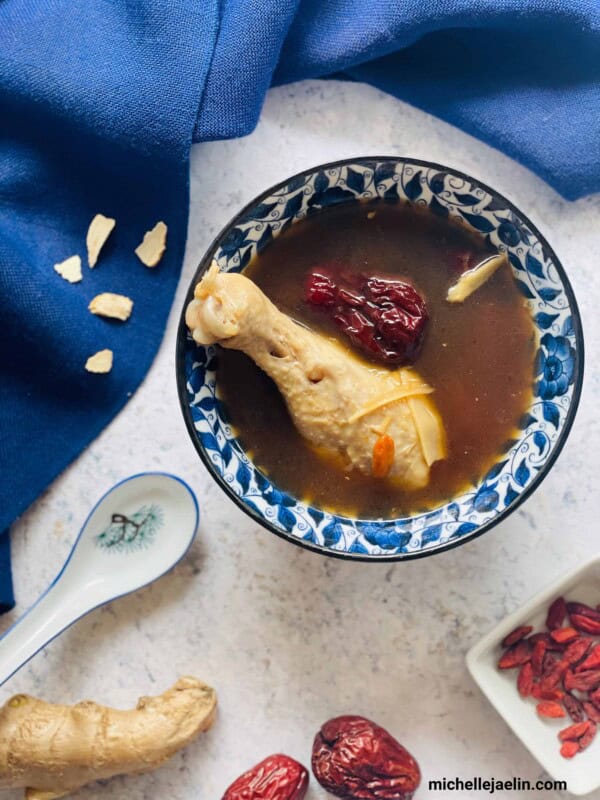 Chinese Ginseng Chicken Soup Recipe 花旗參雞湯 (Video)