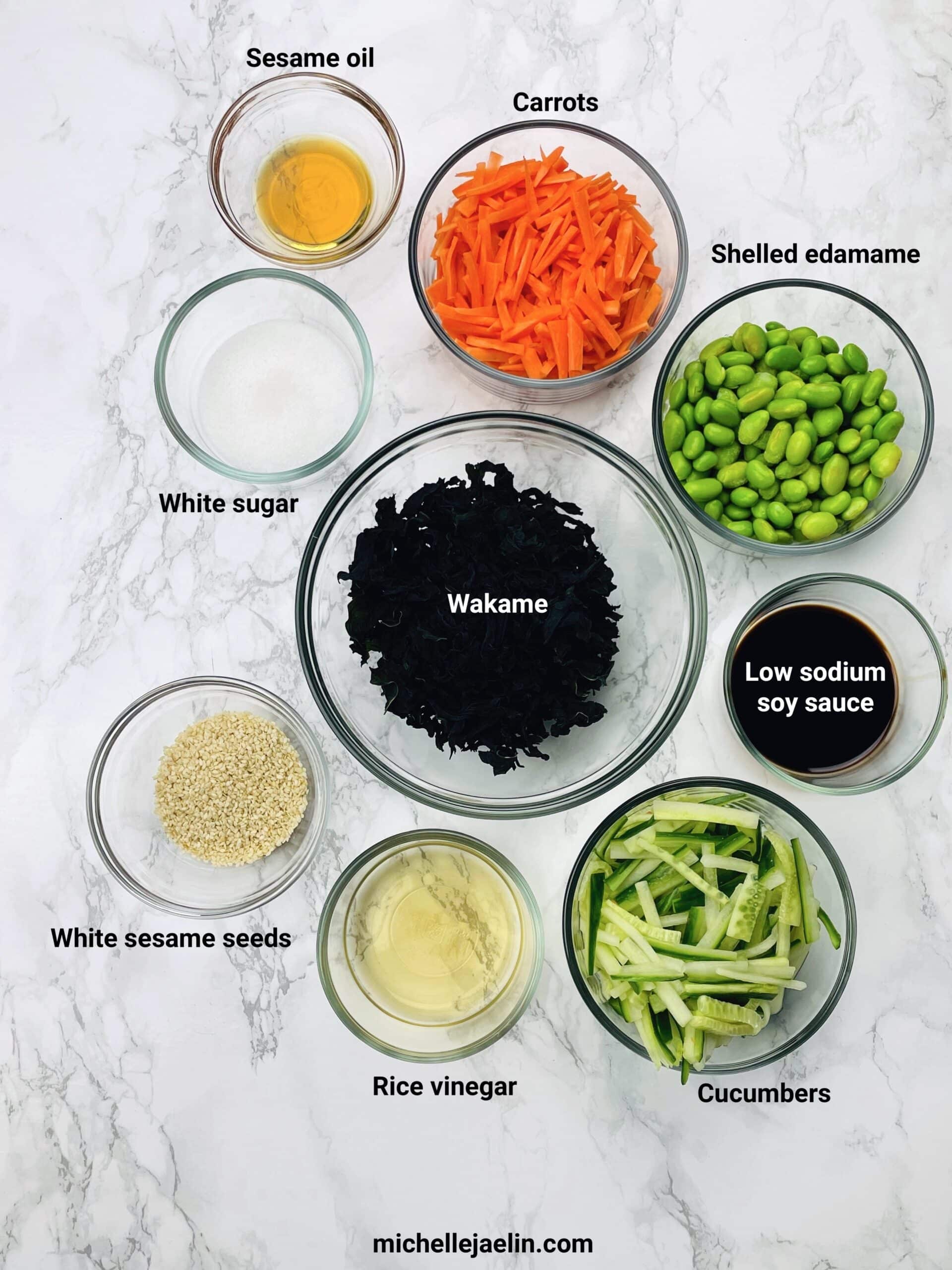 wakame seaweed salad ingredients