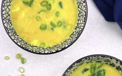 Healthy Vegetarian Egg Drop Soup (Gluten-Free)