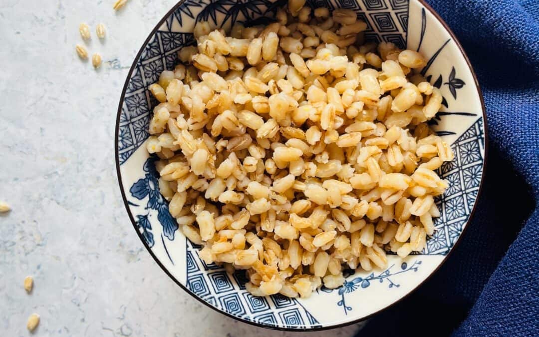Easy Rice Cooker Barley (Video)