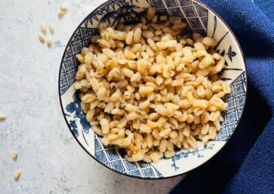 Easy Rice Cooker Barley (Video)